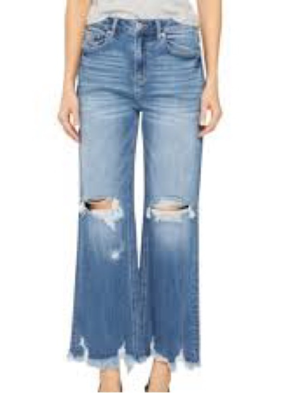 Mica Denim Mica MDP-W3522DK Super High Destressed Jeans size 29